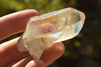 Natural Semi Optic Single Quartz Crystals x 35 From Serenje, Zambia - TopRock