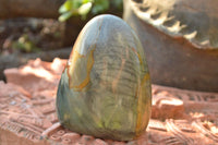 Polished Polychrome / Picasso Jasper Standing Free Forms x 3 From Mahajunga, Madagascar - TopRock