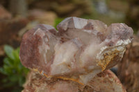 Natural Red Hematoid Quartz Specimens x 3 From Karoi, Zimbabwe - TopRock