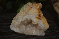 Natural Limonite Quartz Clusters x 12 From Solwezi, Zambia