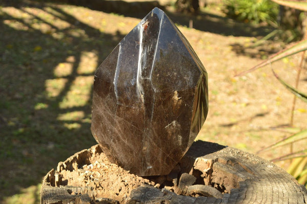 Polished Extra Large Twin Peaks Smokey Quartz Display Piece  x 1 From Madagascar - TopRock