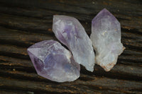 Natural Single Jacaranda Amethyst Crystals  x 24 From Mumbwa, Zambia - Toprock Gemstones and Minerals 