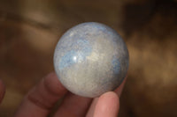 Polished Blue Spotted Spinel Quartz Spheres x 12 From Madagascar