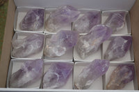 Natural Jacaranda Amethyst Crystals  x 12 From Mumbwa, Zambia - Toprock Gemstones and Minerals 