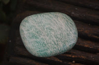 Polished Blue Amazonite Palm Stones  x 12 From Madagascar - Toprock Gemstones and Minerals 