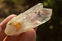 Natural Semi Optic Single Quartz Crystals x 35 From Serenje, Zambia - TopRock