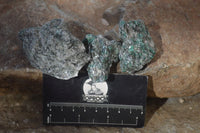 Natural Rare Emerald Mica In Matrix Cobbed Specimens x Lot From Mutoko, Zimbabwe