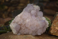 Natural Spirit Amethyst Quartz Clusters x 2 From Boekenhouthoek, South Africa