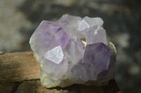 Natural Jacaranda Amethyst Clusters  x 3 From Mumbwa, Zambia - Toprock Gemstones and Minerals 