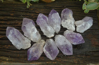 Natural Jacaranda Amethyst Crystals  x 12 From Mumbwa, Zambia - Toprock Gemstones and Minerals 