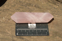 Polished Gemmy Pink Rose Quartz Double Terminated Points  x 6 From Ambatfinhandrana, Madagascar - TopRock