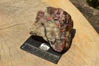 Natural Rough Pink & Black Rhodonite Specimens  x 6 From Zimbabwe - TopRock