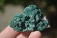 Natural Rare Ball Malachite On Drusy Quartz & Dolomite Matrix  x 6 From Kambove, Congo - Toprock Gemstones and Minerals 