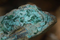 Natural Drusy Coated Chrysocolla Specimens x 3 From Kakanda, Congo