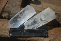 Polished Clear Quartz Crystal Points  x 6 From Madagascar - Toprock Gemstones and Minerals 