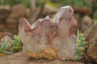 Natural Red Hematoid Quartz Specimens x 3 From Karoi, Zimbabwe - TopRock