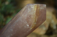 Polished Double Terminated Rose Quartz Points x 3 From Ambatondrazaka, Madagascar