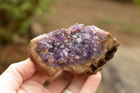 Natural Amethyst & Basalt Geode Specimens  x 6 From Zululand, South Africa - TopRock