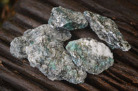 Natural Rare Emerald Mica In Matrix Cobbed Specimens x Lot From Mutoko, Zimbabwe