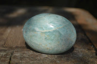 Polished Blue Amazonite Palm Stones  x 12 From Madagascar - Toprock Gemstones and Minerals 