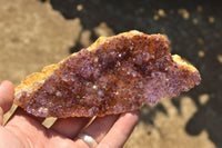 Natural Dark "Amethystos" Amethyst Clusters  x 6 From Kwaggafontein, South Africa - TopRock