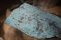 Natural Drusy Coated Chrysocolla Specimens x 3 From Kakanda, Congo