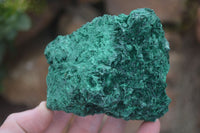 Natural Chatoyant Silky Malachite Specimens  x 2 From Congo - Toprock Gemstones and Minerals 