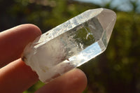 Natural Semi Optic Single Quartz Crystals x 35 From Serenje, Zambia - TopRock