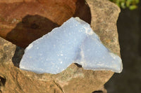 Natural Blue Lace Agate Geode Specimens  x 12 From Nsanje, Malawi - TopRock