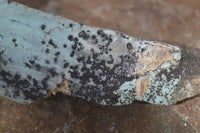 Natural Drusy Coated Chrysocolla Specimens x 3 From Kakanda, Congo