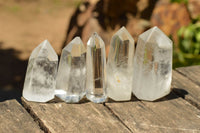 Polished Clear Quartz Crystal Points x 24 From Madagascar - TopRock