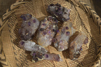 Natural Hand Made Chiredzi Amethyst Conglomerate Specimens x 6 From Chiredzi, Zimbabwe