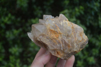 Natural Cascading White Phantom Smokey Quartz Clusters  x 3 From Luena, Congo - Toprock Gemstones and Minerals 