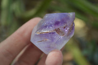 Polished Small Window Amethyst Points x 12 From Madagascar