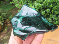 Polished Malachite Free Forms x 3 From Kolwezi, Congo - TopRock