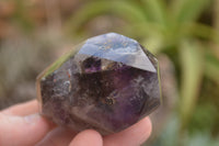 Polished Smokey Amethyst Window Quartz Crystals  x 7 From Madagascar - TopRock