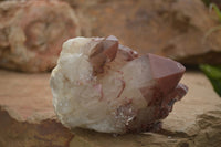 Natural Red Hematoid Quartz Specimens x 3 From Karoi, Zimbabwe - TopRock