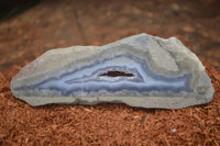 Polished Blue Lace Agate Geodes  x 6 From Nsanje, Malawi - Toprock Gemstones and Minerals 