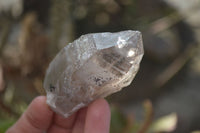 Natural Smokey Quartz Crystal Specimens x 3 From Malawi