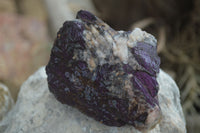 Natural Metallic Purpurite Cobbed Specimens  x 6 From Erongo, Namibia - Toprock Gemstones and Minerals 