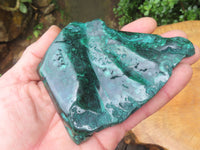 Polished Malachite Free Forms x 3 From Kolwezi, Congo - TopRock