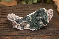 Natural Rare Ball Malachite On Drusy Quartz & Dolomite Matrix Specimens  x 2 From Kambove, Congo