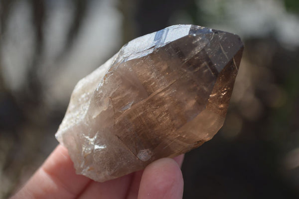 Natural Smokey Quartz Crystal Specimens x 3 From Malawi