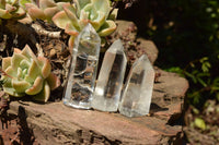 Polished Clear Quartz Crystal Points x 24 From Madagascar - TopRock