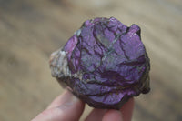 Natural Metallic Purpurite Cobbed Specimens  x 6 From Erongo, Namibia - Toprock Gemstones and Minerals 