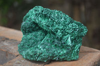 Natural Chatoyant Silky Malachite Specimens  x 2 From Congo - Toprock Gemstones and Minerals 