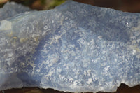 Natural Etched Blue Chalcedony Agate Specimen x 1 From Nsanje, Malawi