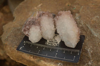 Natural White Fairy Spirit Quartz Clusters x 12 From Boekenhouthoek, South Africa