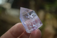 Polished Small Window Amethyst Points x 12 From Madagascar