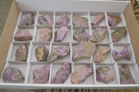 Natural Rough Stichtite Cobbed Specimens x 24 From Barberton, South Africa